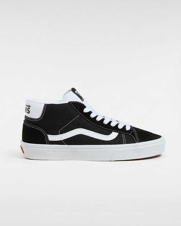 Tenis Vans Mid Skool 37 Feminino Pretas | VN3856407