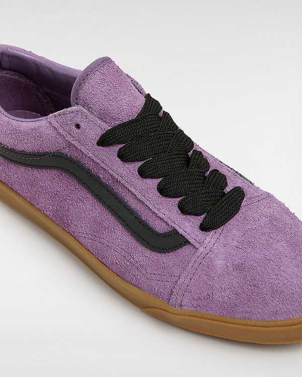 Tenis Vans Old Skool Lowpro Hairy Suede Masculino Roxo | VN5689712