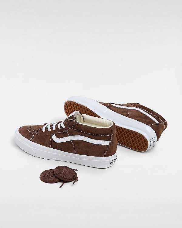 Tenis Vans Premium Sk8-Mid 83 Feminino Marrom | VN6973205