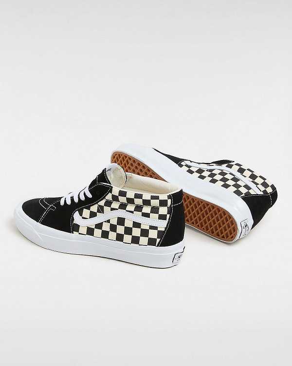 Tenis Vans Premium Sk8-Mid 83 Feminino Pretas Branco | VN1578290