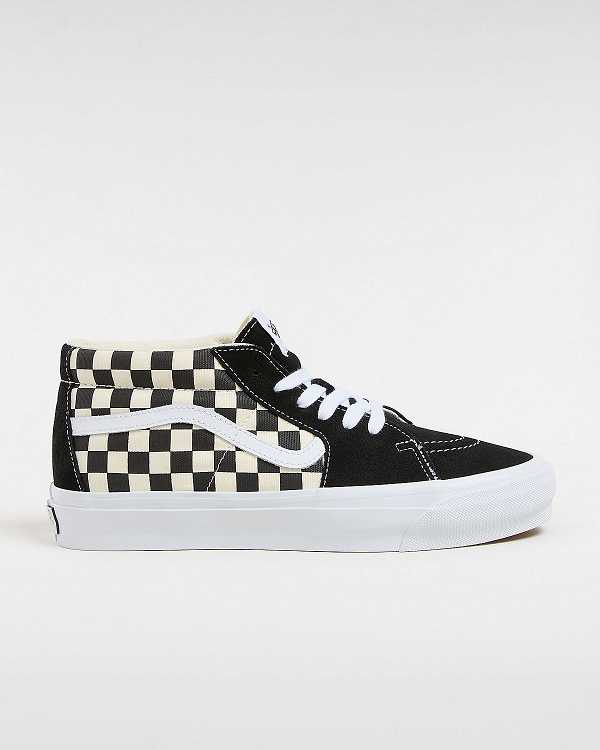 Tenis Vans Premium Sk8-Mid 83 Feminino Pretas Branco | VN1578290