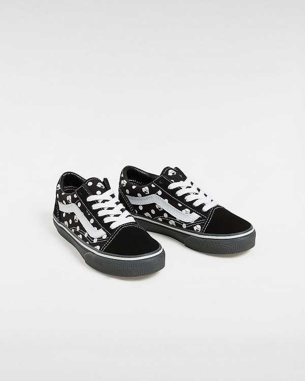 Tenis Vans Vans X Papergirl Old Skool (4-8 Years) Criança Pretas | VN0587962